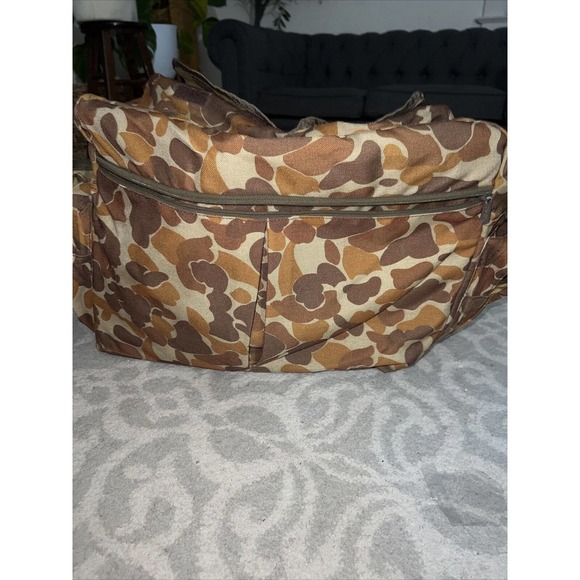 Cabela's Bags Vintage Cabelas Duck Camouflage Duffle Bag Carry On